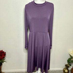 NEW Piphany Purple Maxi Dress Minimalist Preppy